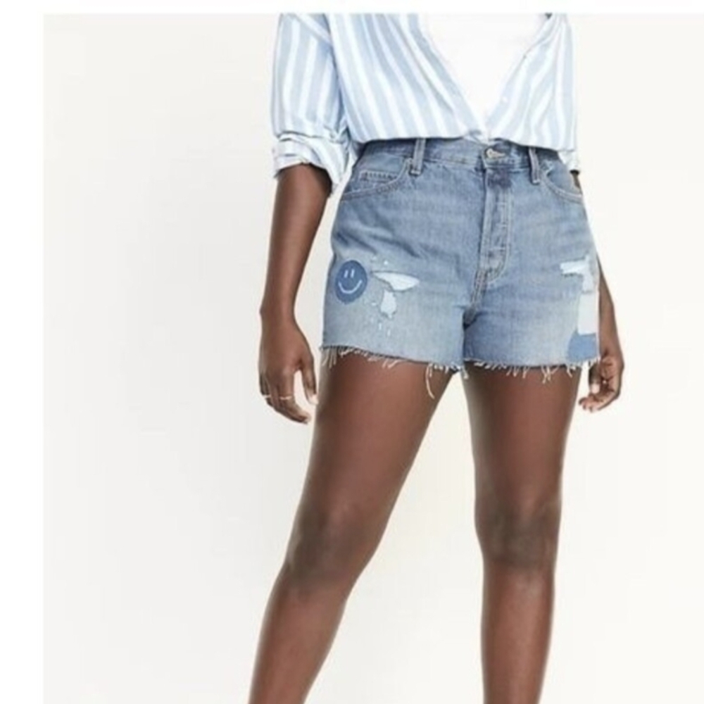 Old Navy Distressed Blue Jean Shorts